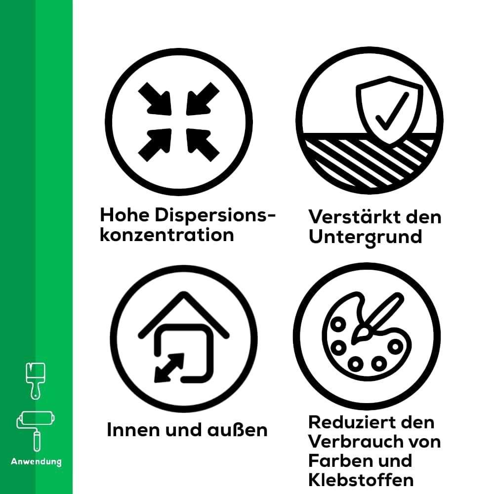 simpleBAU Haftgrund Grundierung Wand Innen und Außen - 5L