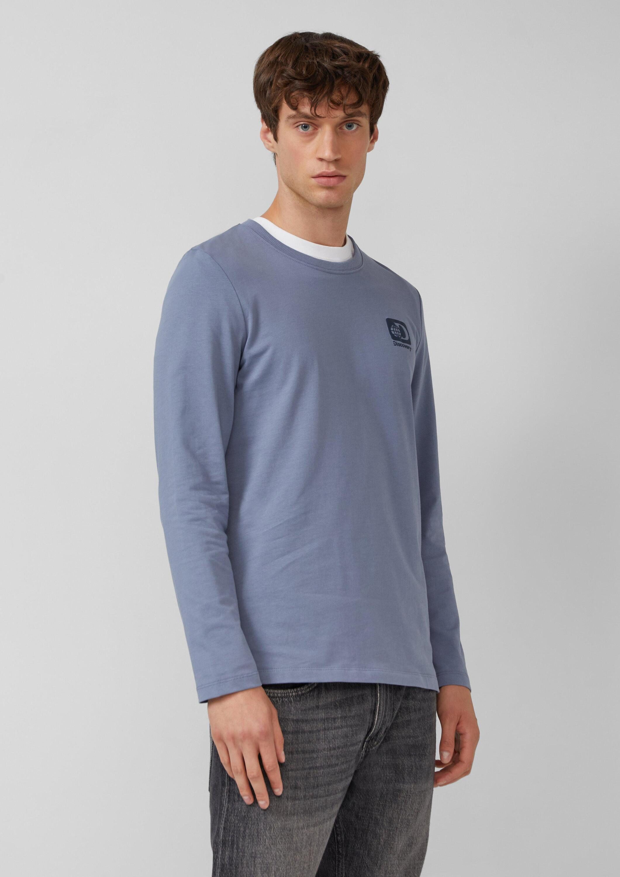 s.Oliver Langarmshirt T-Shirt Longsleeve aus Baumwolle mit Discovery Channe günstig online kaufen