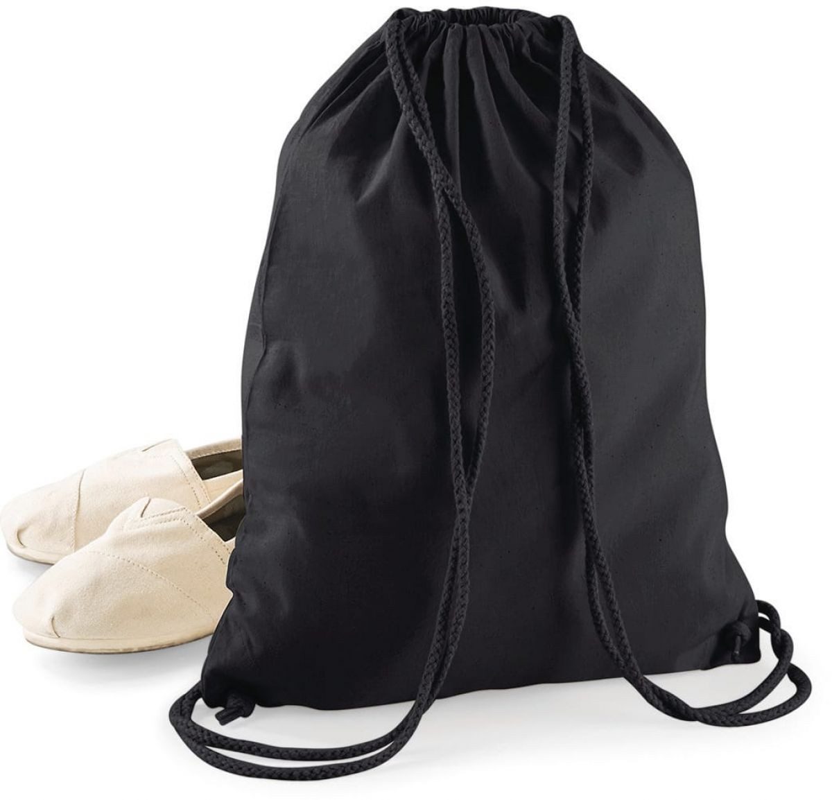 Westford Mill Turnbeutel Baumwoll Gymsac / Turnbeutel, 37 x 46 cm