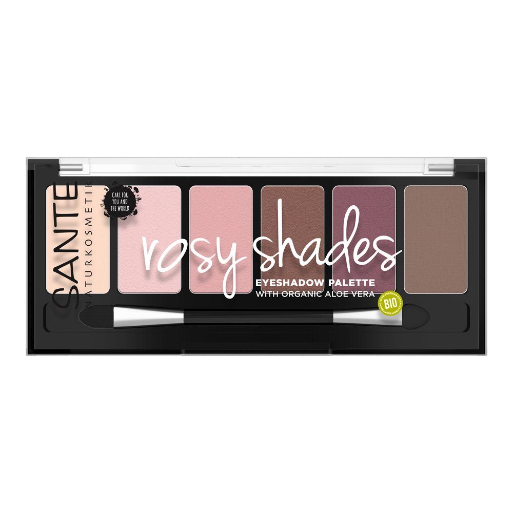 SANTE Lidschatten Eyeshadow Palette Rosy Shades, 6 g