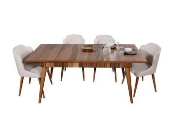JVmoebel Esstisch, Tische Holztisch Metall Tisch Luxus Esstische Italienische Design