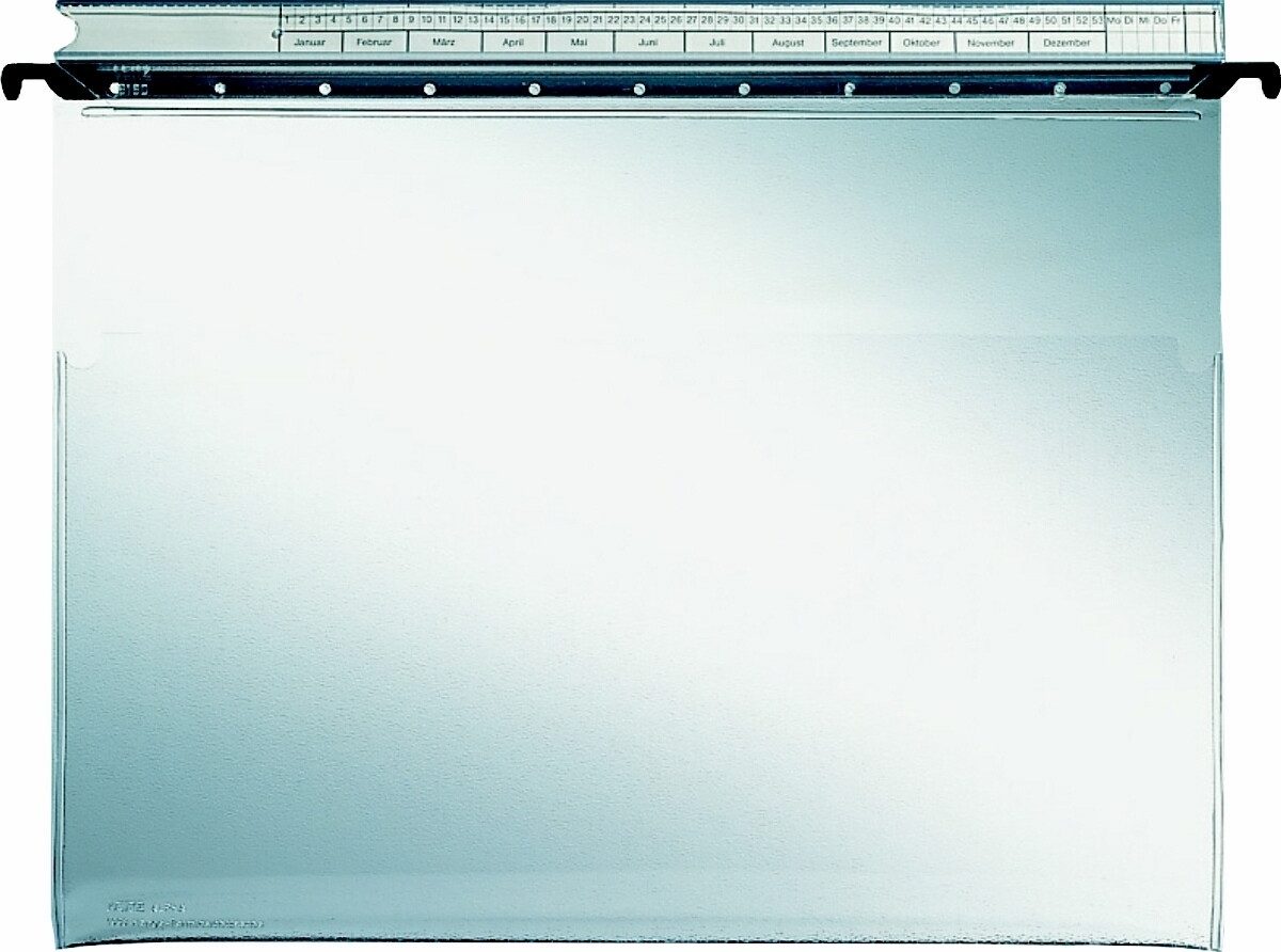 LEITZ Hefter Hängetasche Leitz Termin-Sichttaschen transparent