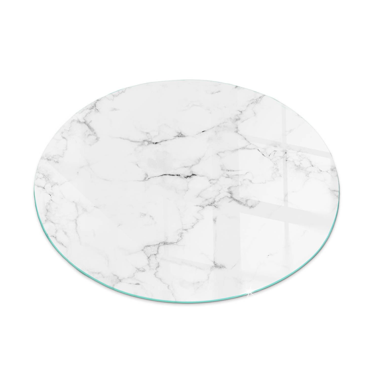 Tulup Bodenschutzplatte Weiß Marmormuster, Schutzplatte aus günstig online kaufen