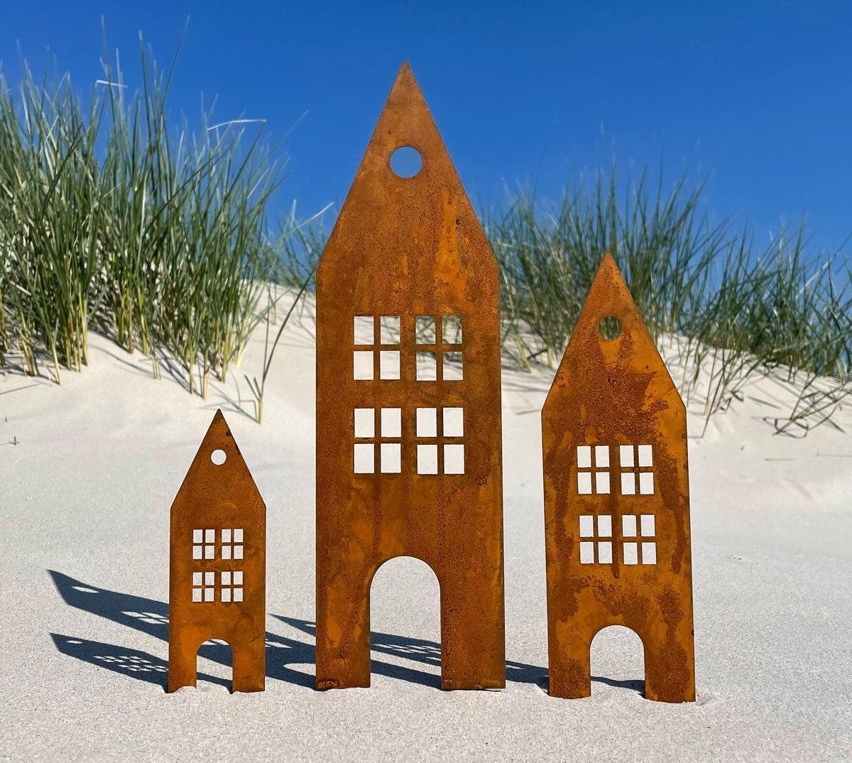 LB H&F Lilienburg Gartenstecker LB H&F Lilienburg Häuser 3er Set Gartendeko günstig online kaufen