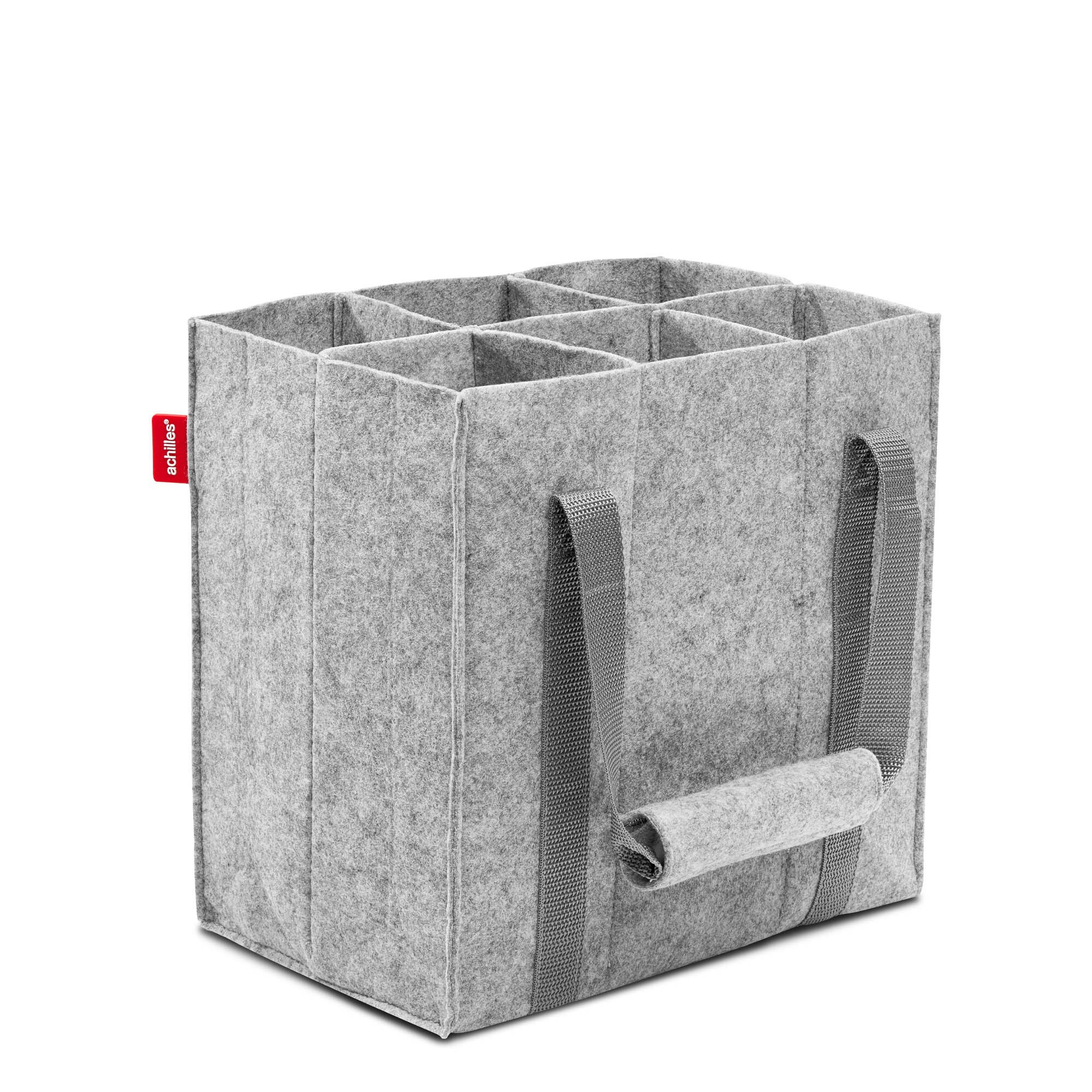 achilles Flaschenkorb Flaschentasche mit 6 Fächer, Auch für 1,5 Liter Flaschen