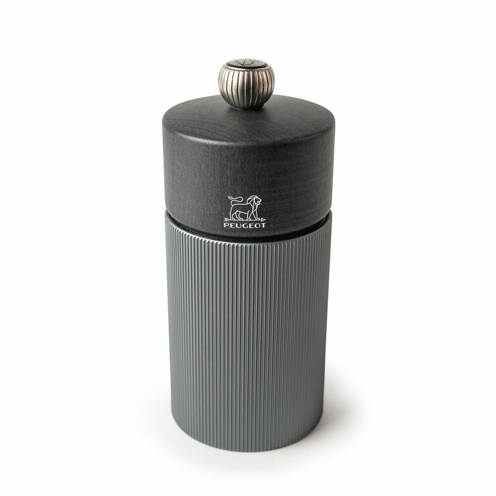 PEUGEOT Pfeffermühle LINE 12cm Graphit Aluminium Buchenholz Stahlmahlw Manuell Manuell