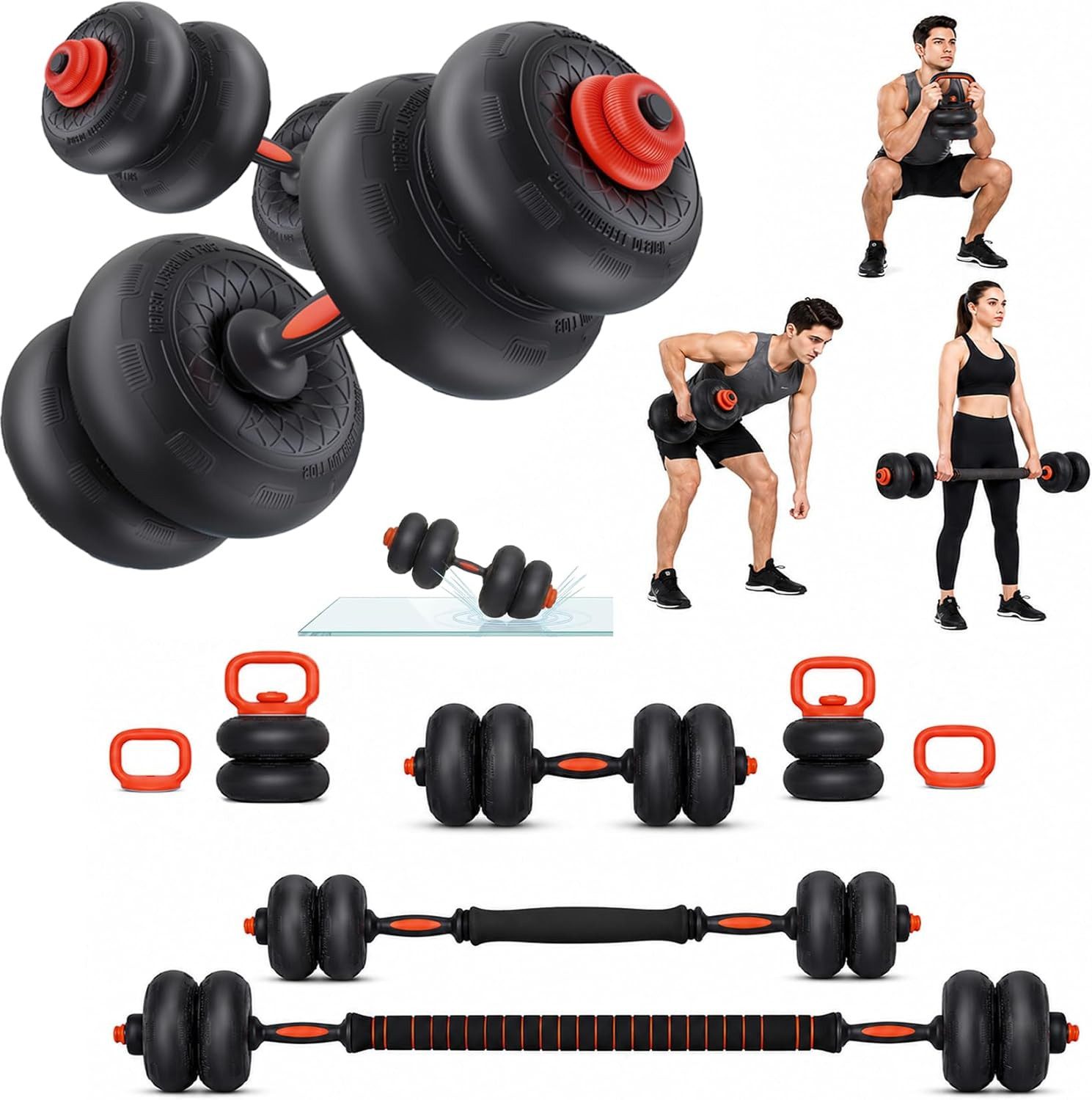Dripex Hantel-Set Hantelset Verstellbare Hanteln, Adjustable Dumbbell Set