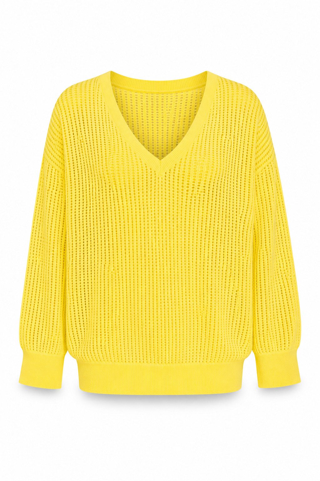 Freeman T. Porter Strickpullover Paross Knit Wear Shirt - V-Pullover - Netzpullover - Strickpullover