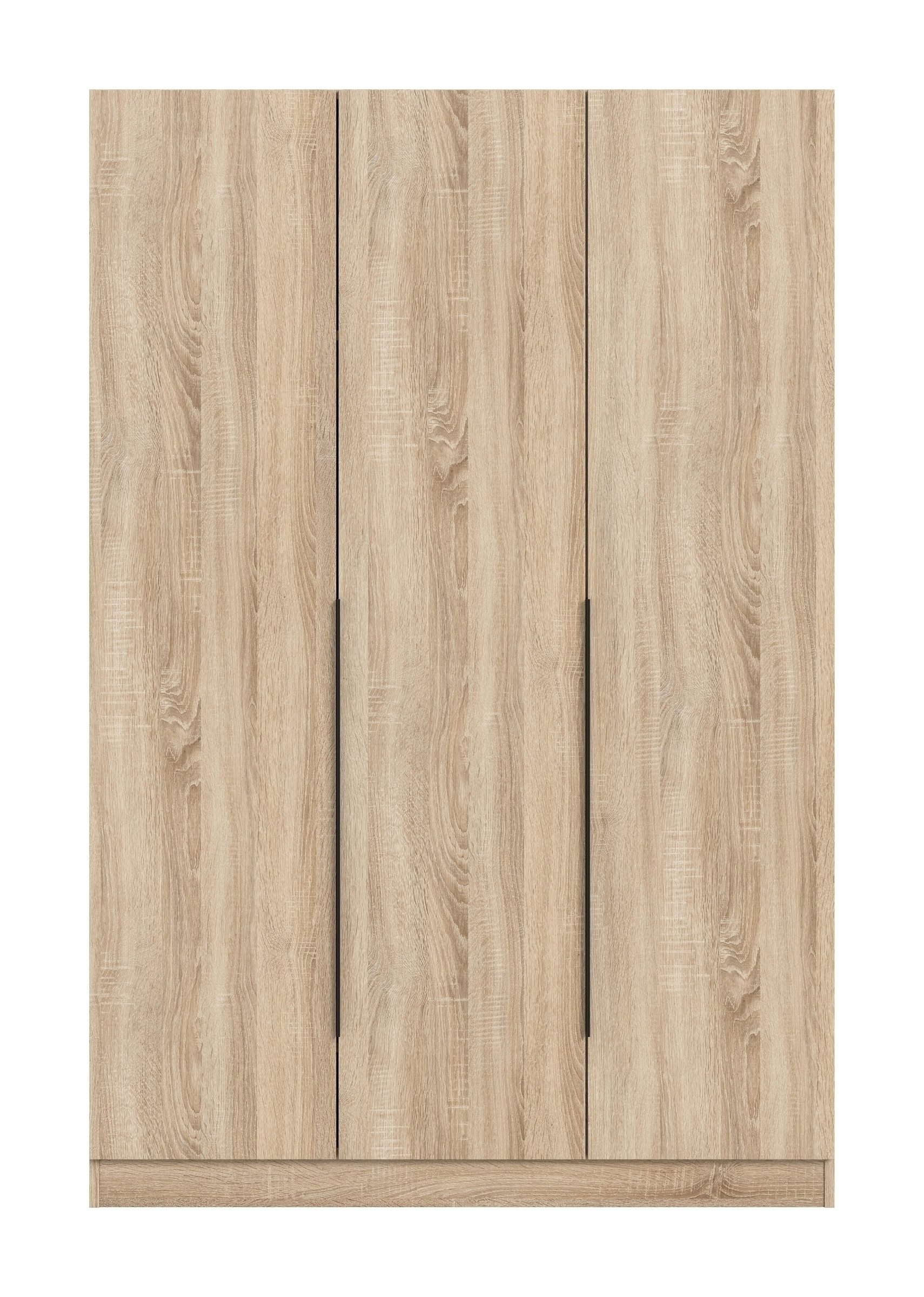 freiraum Kleiderschrank Kleiderschrank >Kopenhagen< in Anthrazit - 240x181x52cm (BxHxT) in Sonoma Eiche - 120x181x52cm (BxHxT)