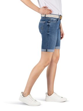 DENIMFY Chinoshorts Herren Shorts DFLena Regular Fit Bermudashorts mit Gürtel