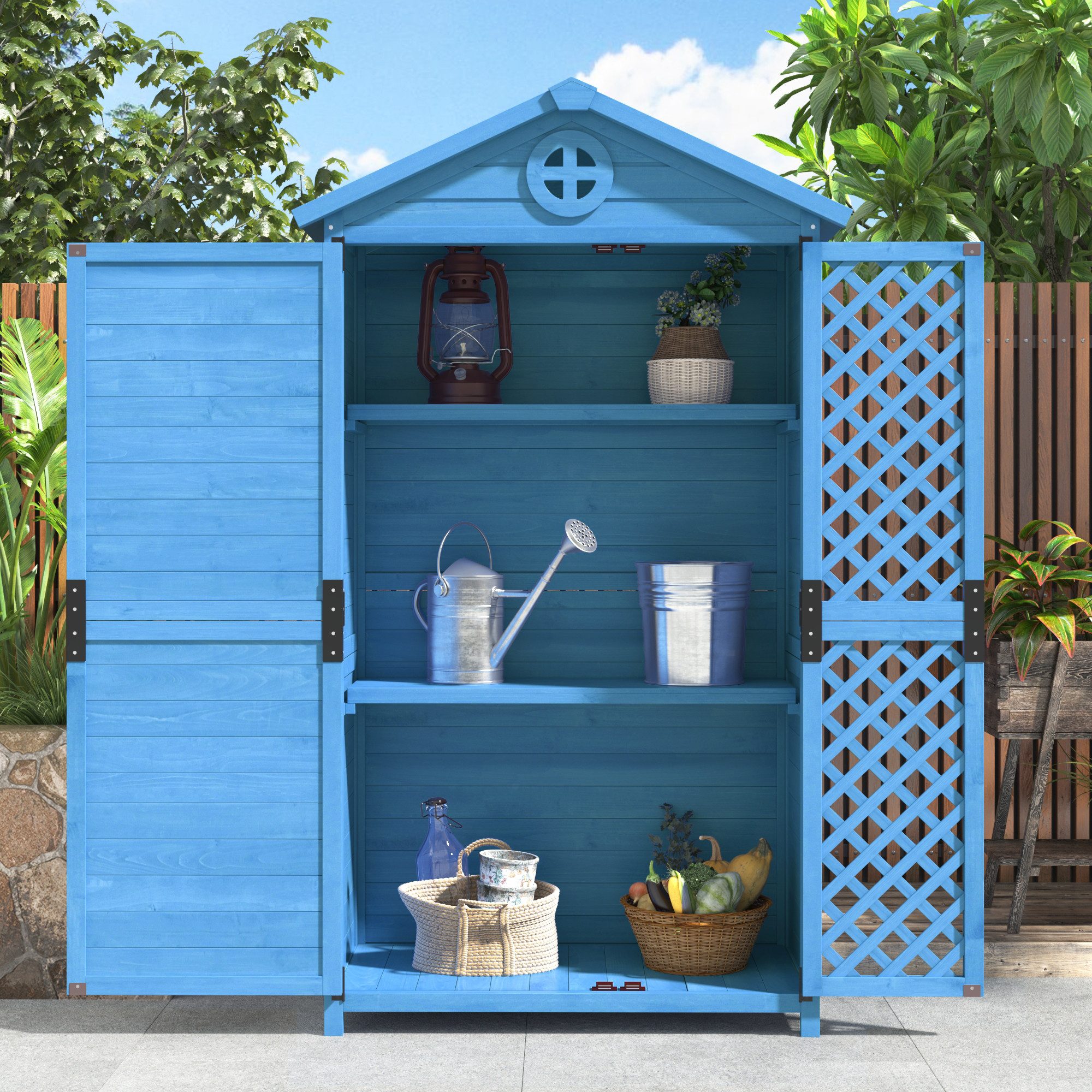 Flieks Garten-Geräteschrank, BxT: 90x56.5 cm, Gartenhaus günstig online kaufen