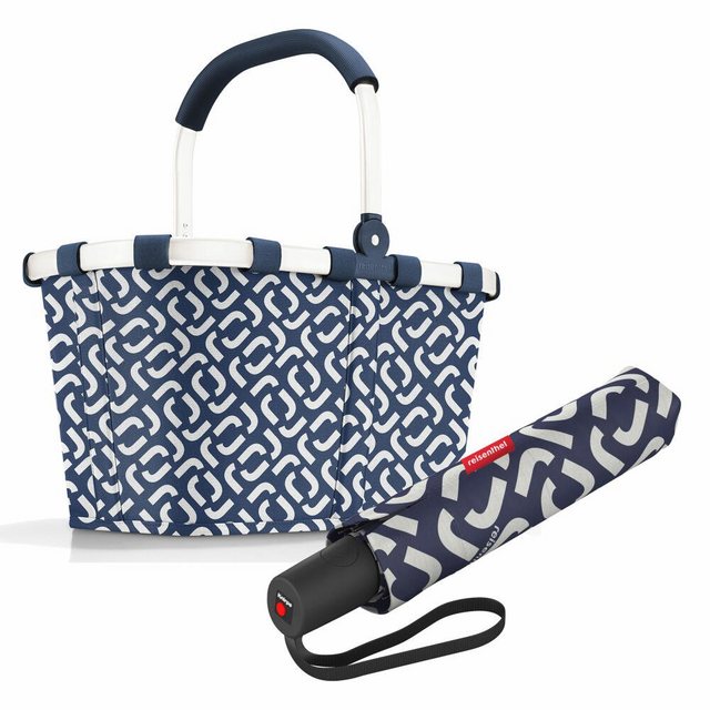 REISENTHEL® Einkaufskorb “carrybag frame Set Signature Navy”, mit umbrella pocket duomatic