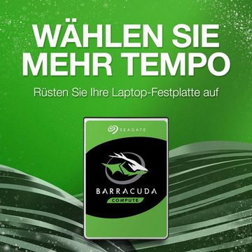 Seagate BarraCuda Mobile HDD-Festplatte (2 TB) 2,5" 140 MB/S Lesegeschwindigkeit, Bulk