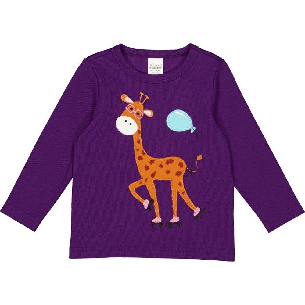 Fred's World by GREEN COTTON Langarmshirt T-Shirt Giraffe