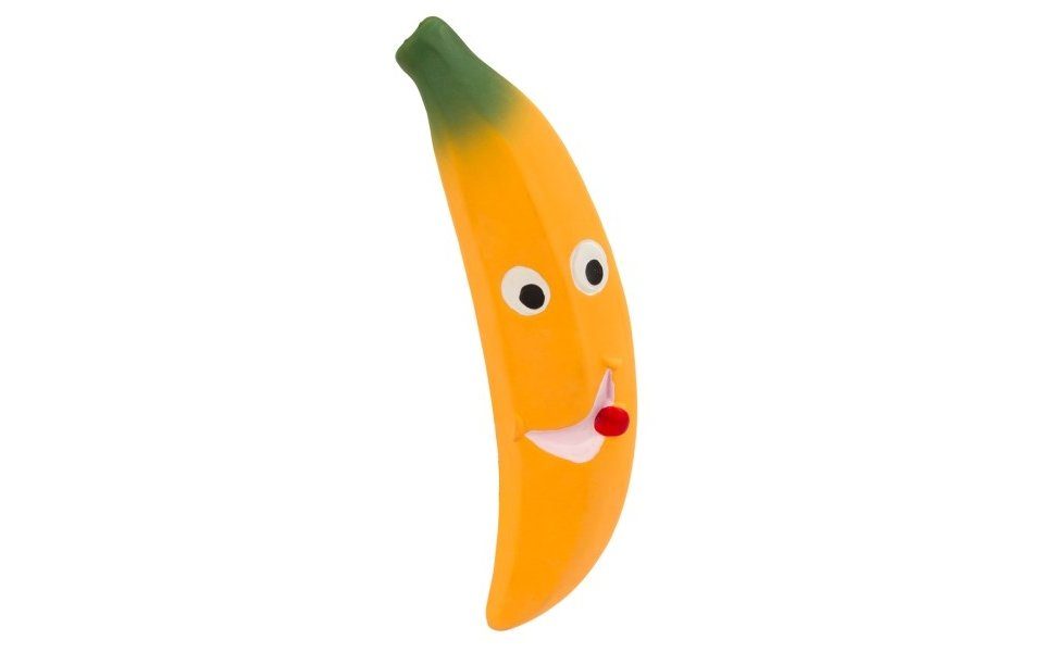 Kerbl Tierquietschie Banane Latex 80757, (1-tlg)