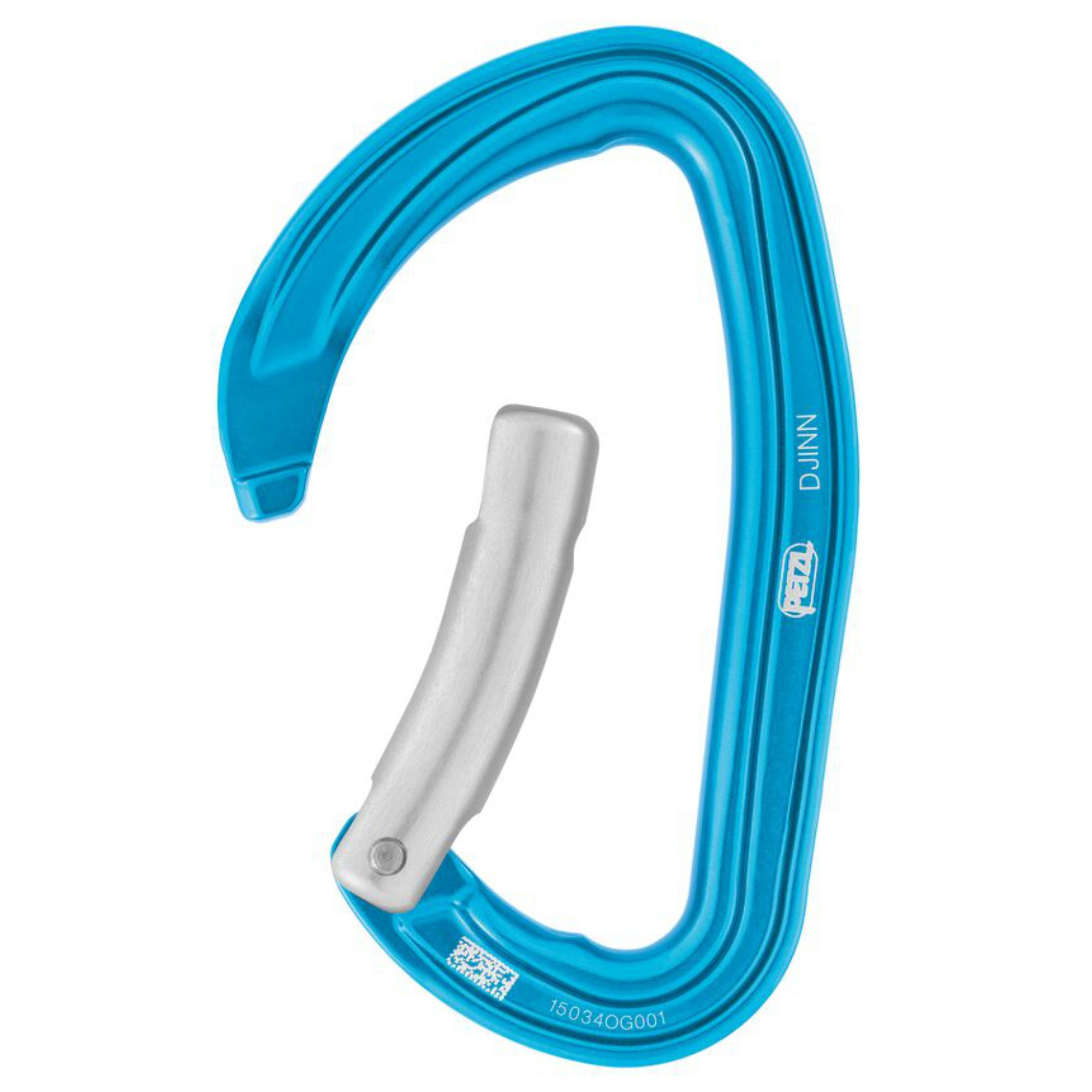 Petzl Karabiner Karabiner DJINN gebogen - Turquoise