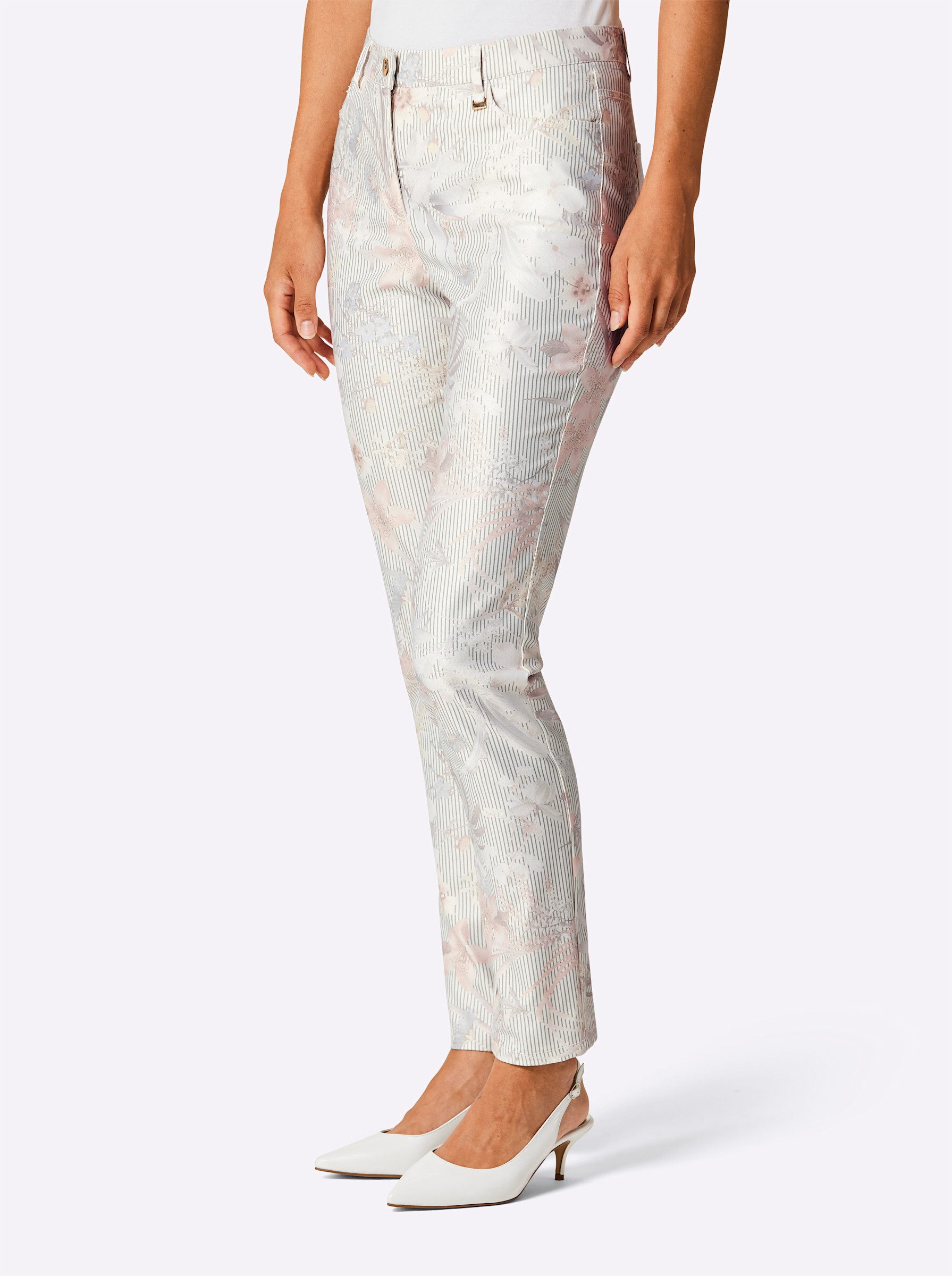 creation L Bequeme Jeans Edel-Jeans leicht vertieft