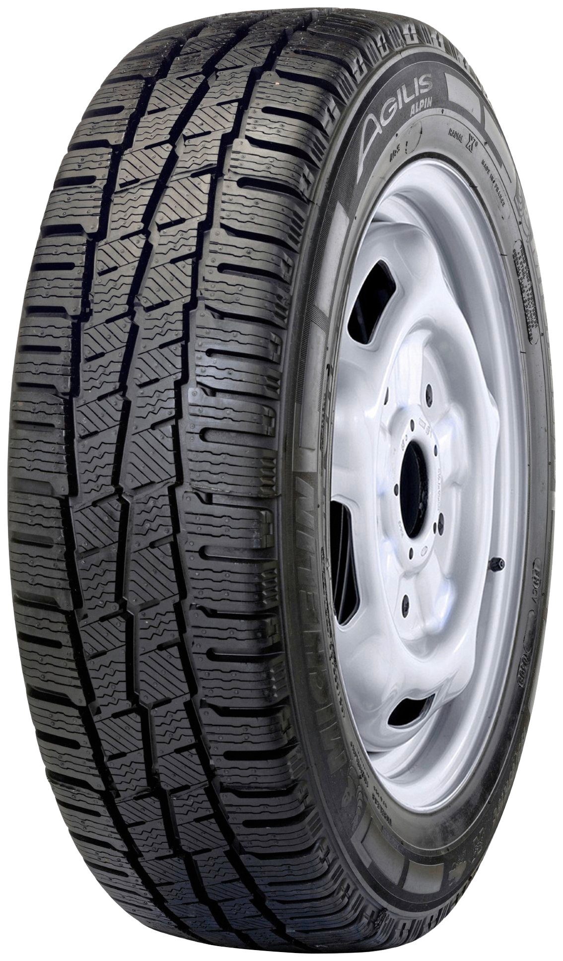 Michelin Winterreifen AGILIS 104R ALPIN, 1-St., R15 195/70