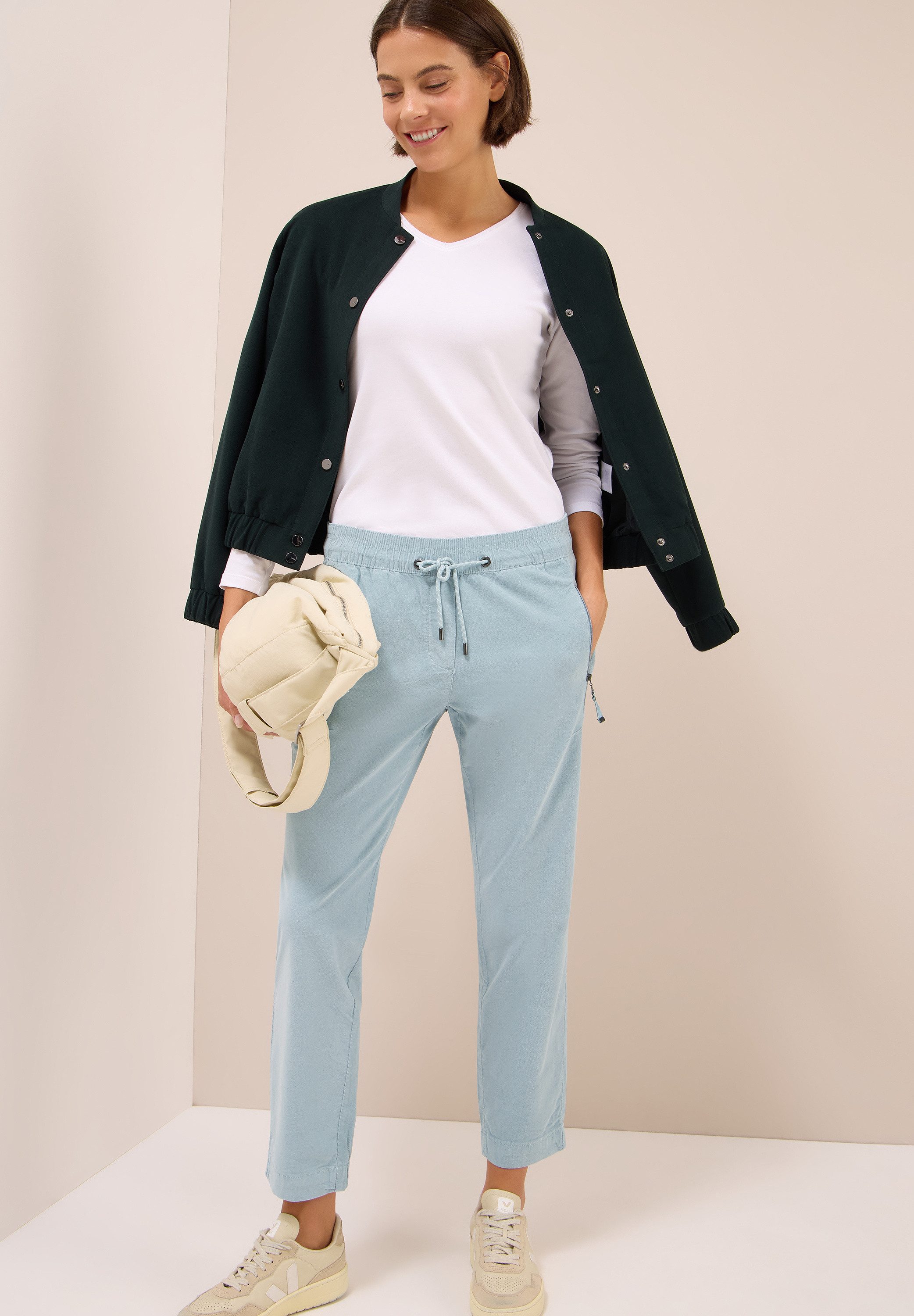 CECIL Cordhose Style Tracey mit Tunnelzug