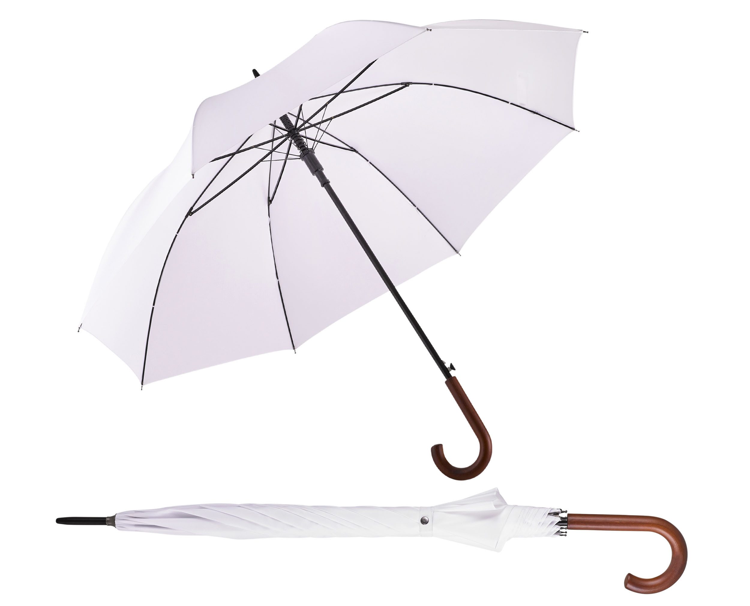 EuroSCHIRM® Partnerschirm Automatik W130, weiß, Regenschirm günstig online kaufen