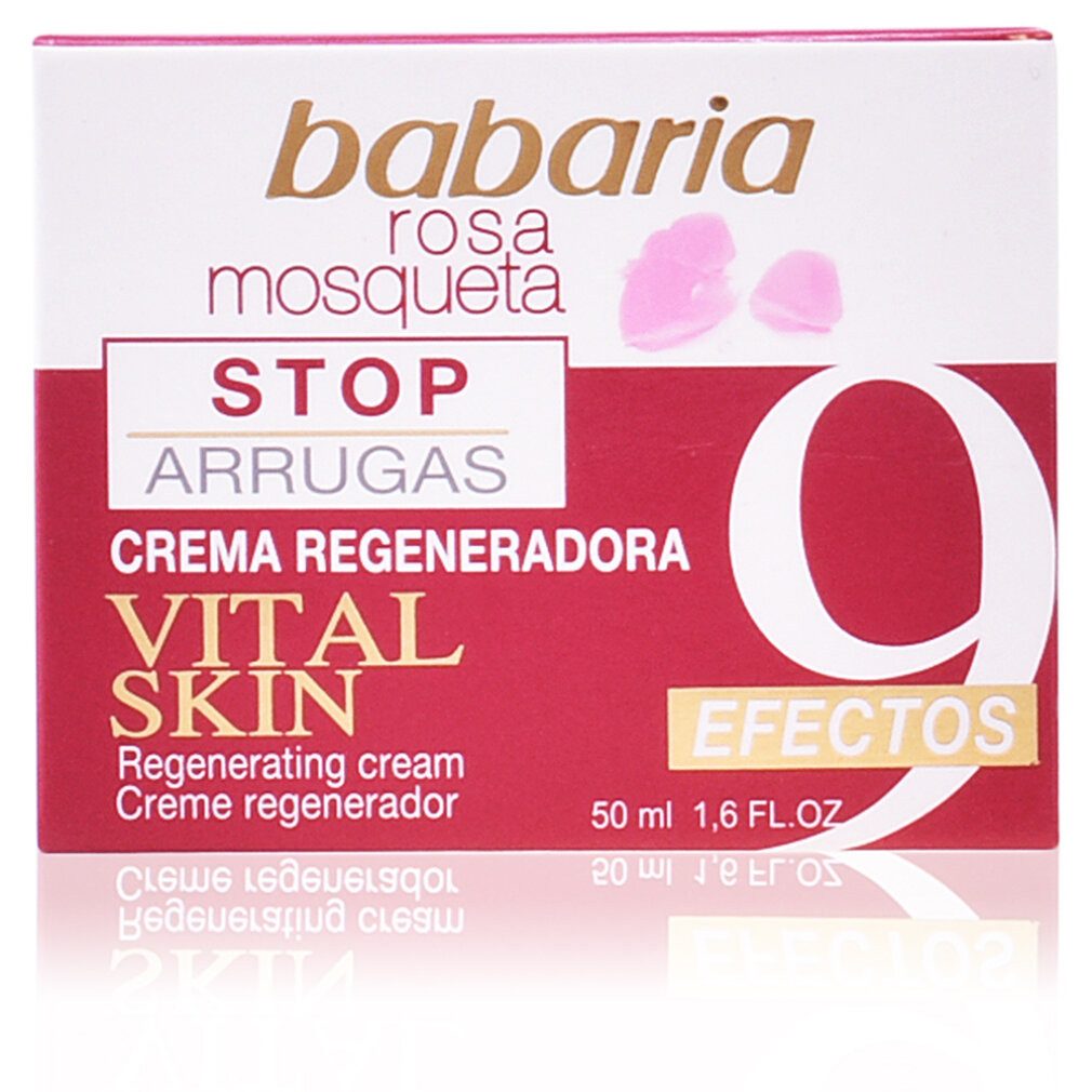 babaria Tagescreme Babaria Rosa Mosqueta Vital Haut Regenerierende Creme Stop Falten