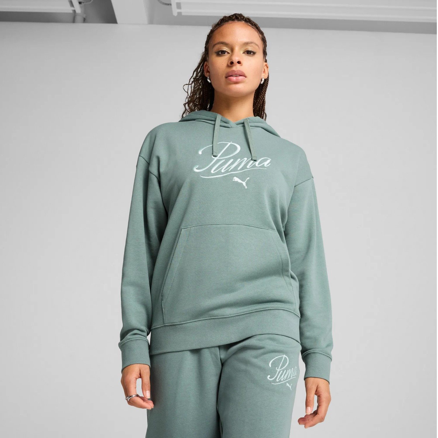PUMA 2-in-1-Pullover Script Comfort Hoodie Pullover günstig online kaufen