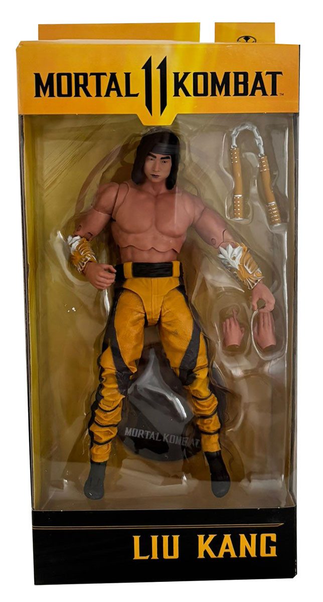 McFarlane Toys Actionfigur Mortal Kombat Liu Kang, Actionfigur mit beweglichen Gelenken, Sammelfi