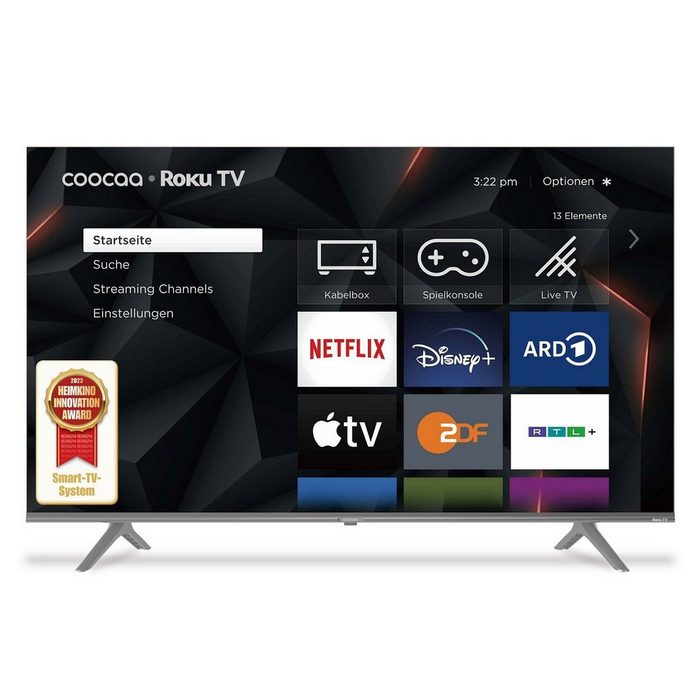 Coocaa 43R5G LCD-LED Fernseher (109 00 cm/43 Zoll 4k Ultra HD Smart-TV 4K)