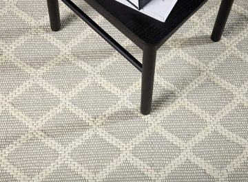 Teppich CLOUDY, Skandinavische Stilvolle Teppichserie, cremeweiß – 200x300, Woodek Design, rechteckig, Wohnaccessoire aus hochwertige Wolle