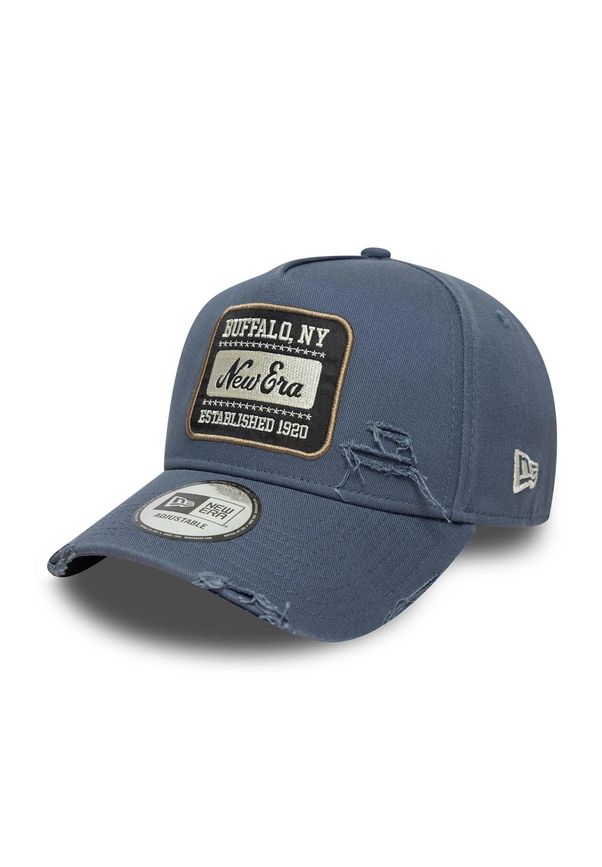 New Era Baseball Cap New Era Patch Distressed 9Forty E-Frame Cap Dunkelblau (1-St)