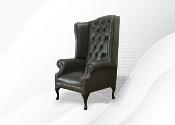 JVmoebel Ohrensessel, Chesterfield Sessel Fernseh Couch 1 Sitzer Sofa Textil Stoff Couchen