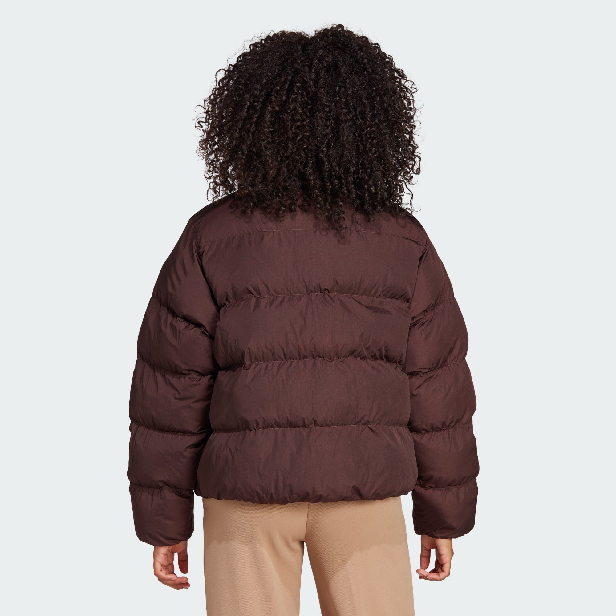 JACKE VEGAN Brown Winterjacke adidas Shadow Originals SHORT PUFFER