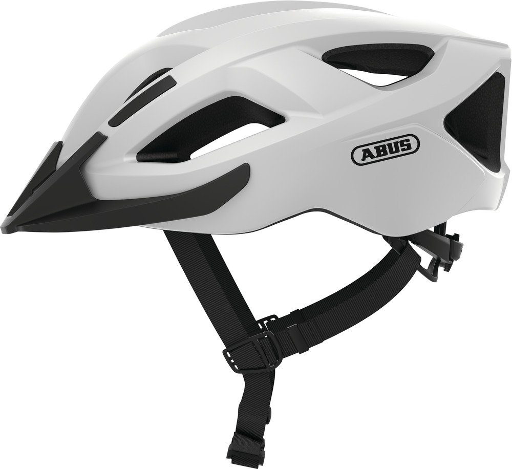 ABUS Fahrradhelm Abus Aduro 2 1 Fahrradhelm Erwachsenen und Jugendhelm L polar white
