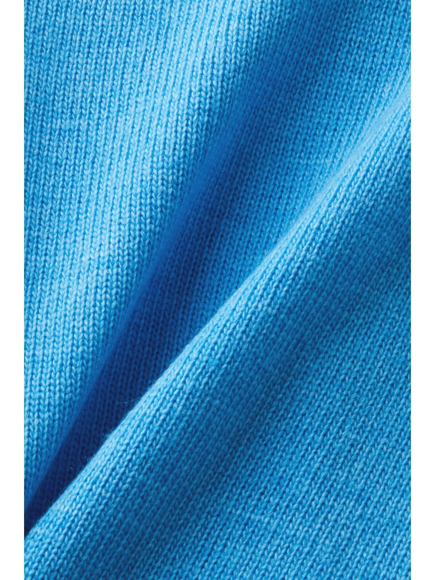 Pullover Esprit aus BLUE V-Ausschnitt Wolle-Kaschmir-Mix mit V-Ausschnitt-Pullover