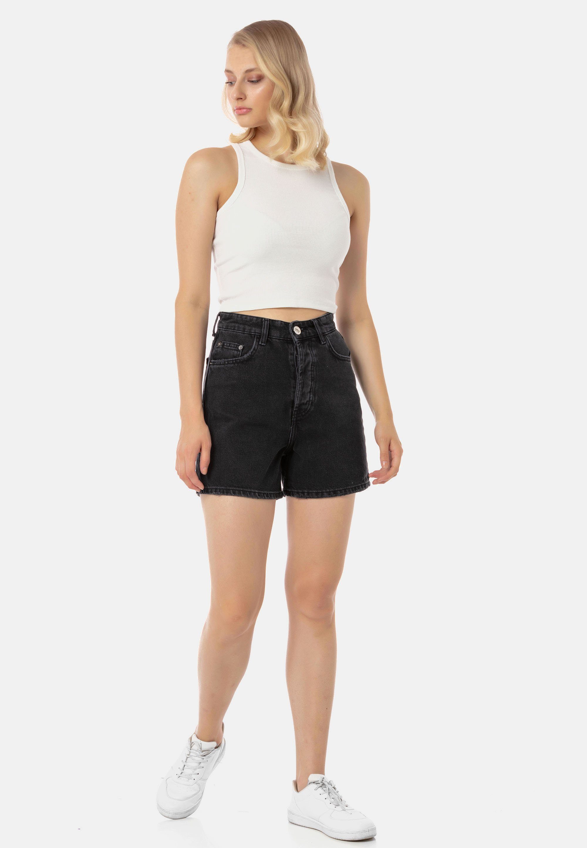 schwarz 5-Pocket-Style Willenhall RedBridge Shorts klassischem mit