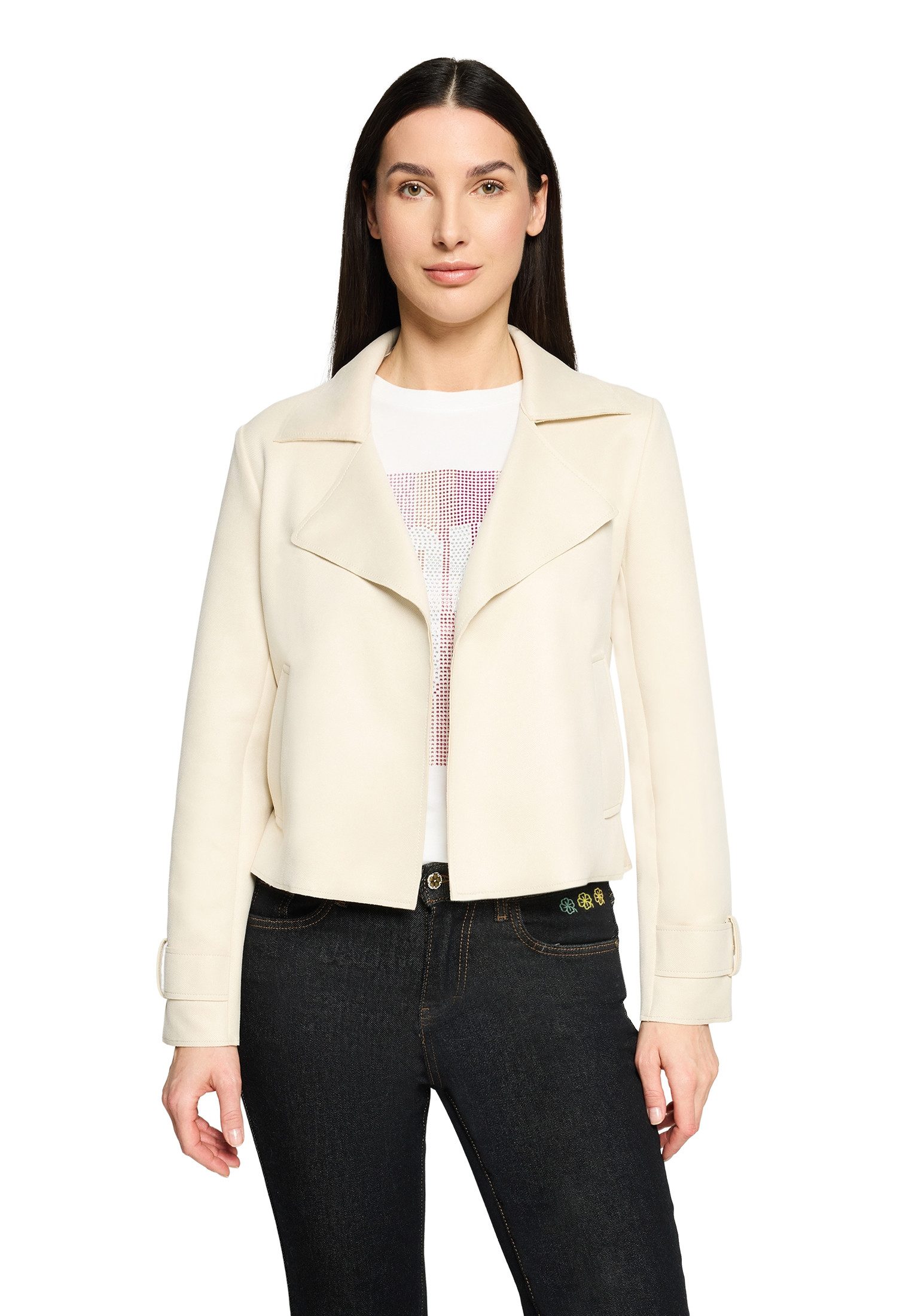 Cartoon Jackenblazer Damen mit Taschen