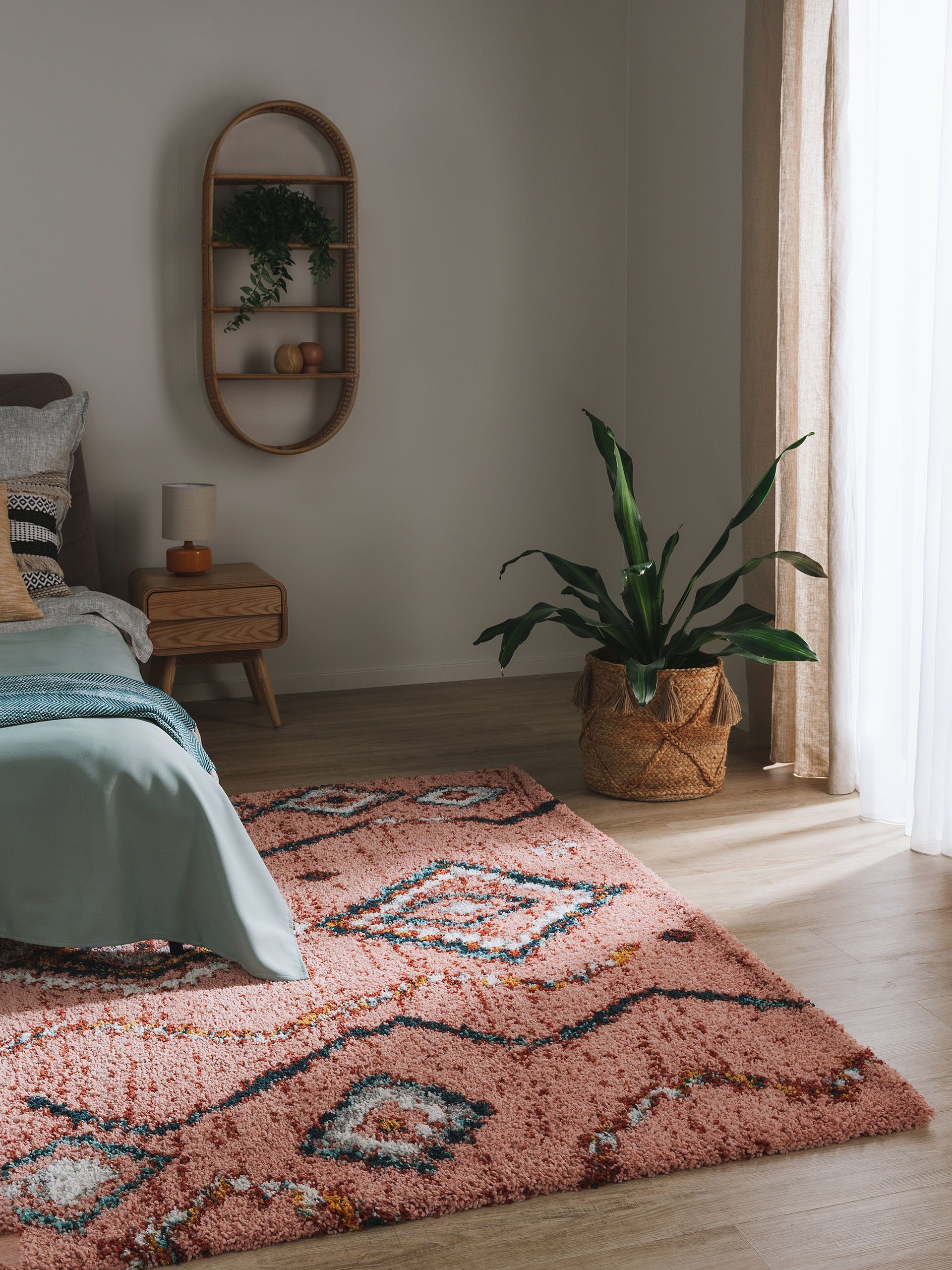 benuta Hochflor-Teppich Gobi, rechteckig, Höhe: 21 günstig online kaufen
