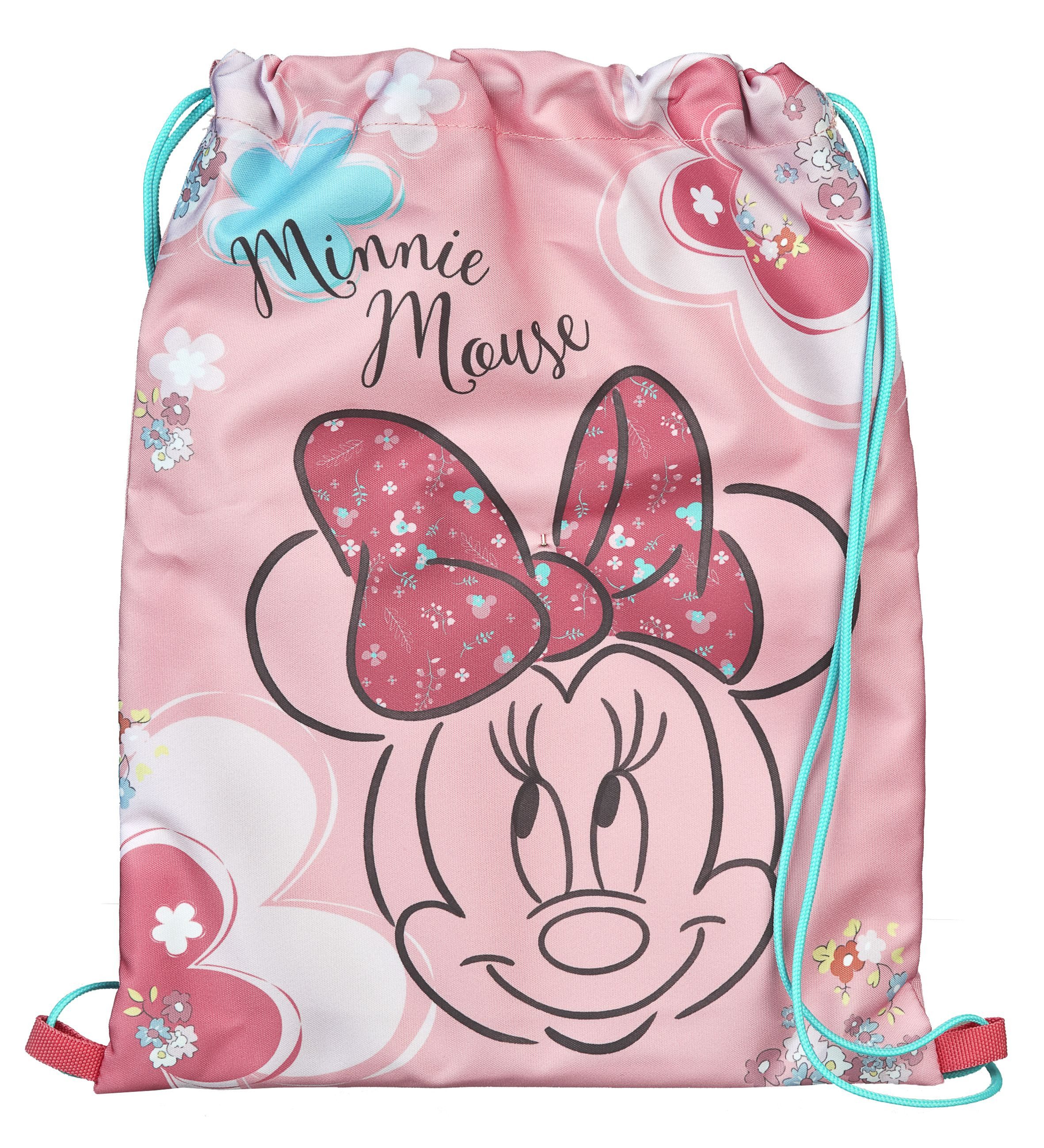Disney Minnie Mouse Turnbeutel Gymbag für Mädchen für Alltag und Aktivitäten 32 × 2 × 40 cm