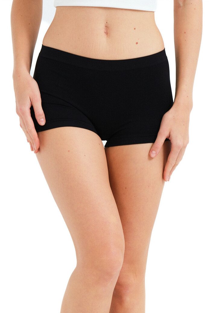 JUSTEVER Boxer Nahtlose, nahtlose Slip-Höschen ohne Abdrücke, Damen-Boxershorts