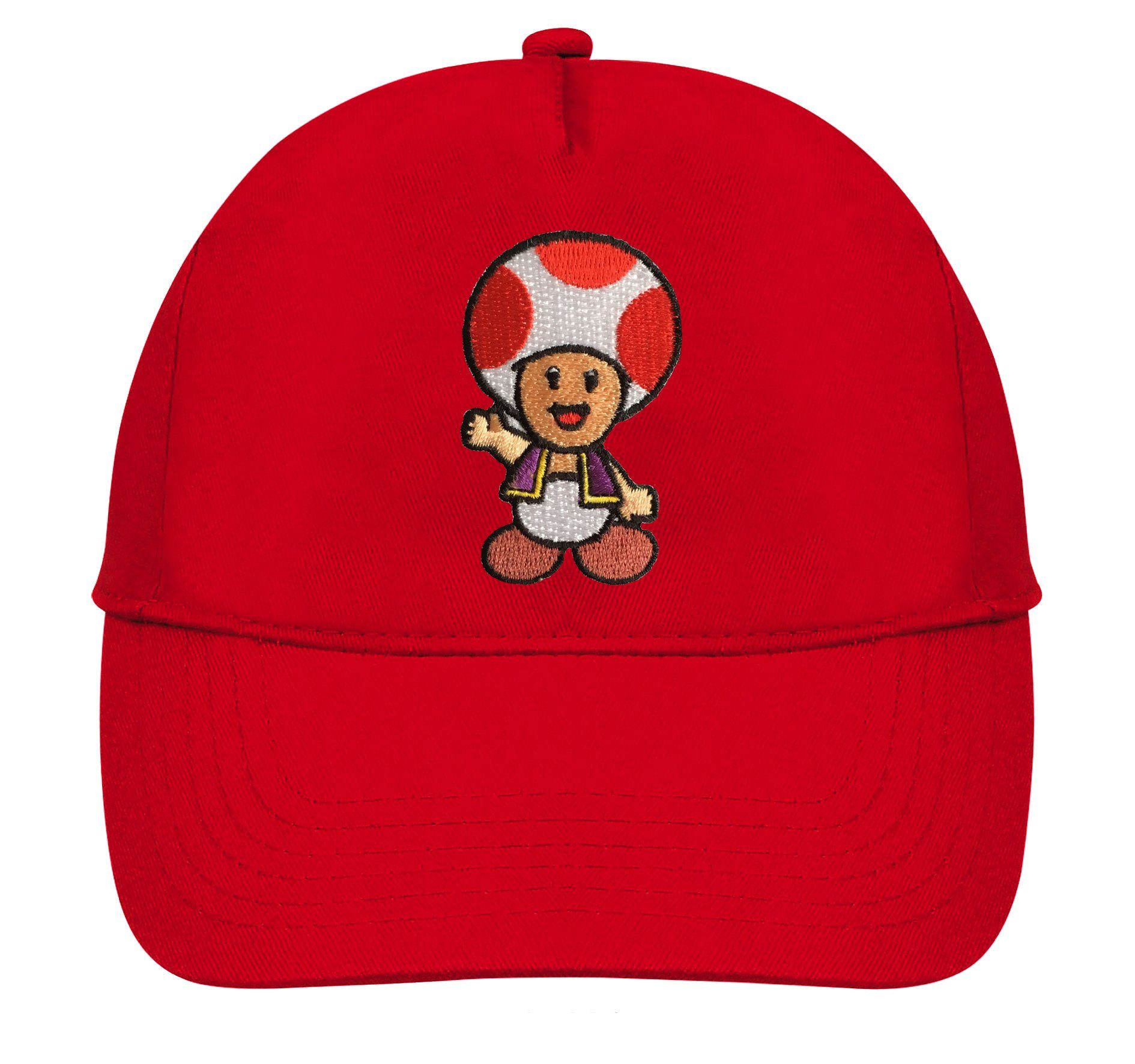 Designz Logo Cap Stickerei Cap Kinder mit Baseball modischer Rot Youth Toad