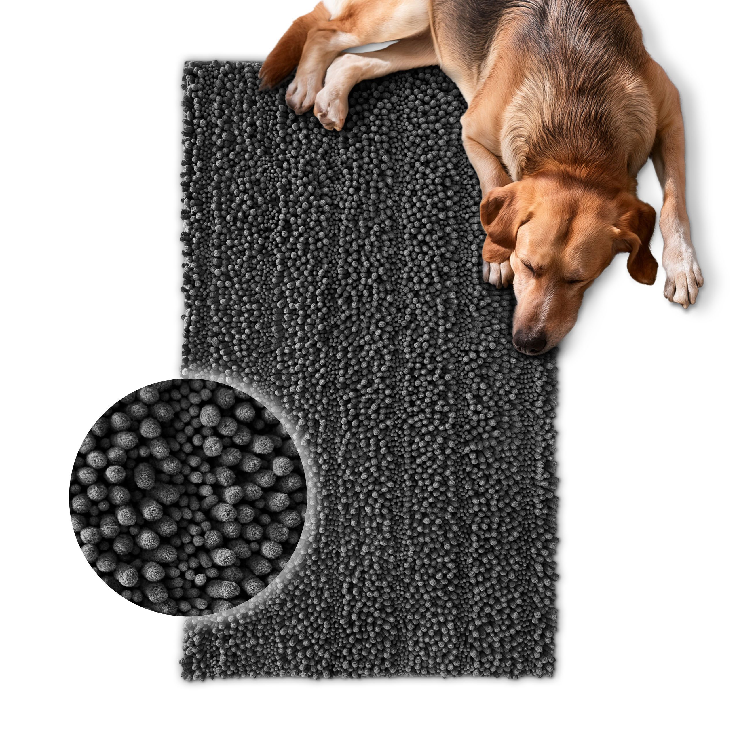Wecon home Teppich Cooper, rechteckig, Höhe: 22 mm, Haustierteppich, rutschfest, waschbar, weicher Chenille Teppich