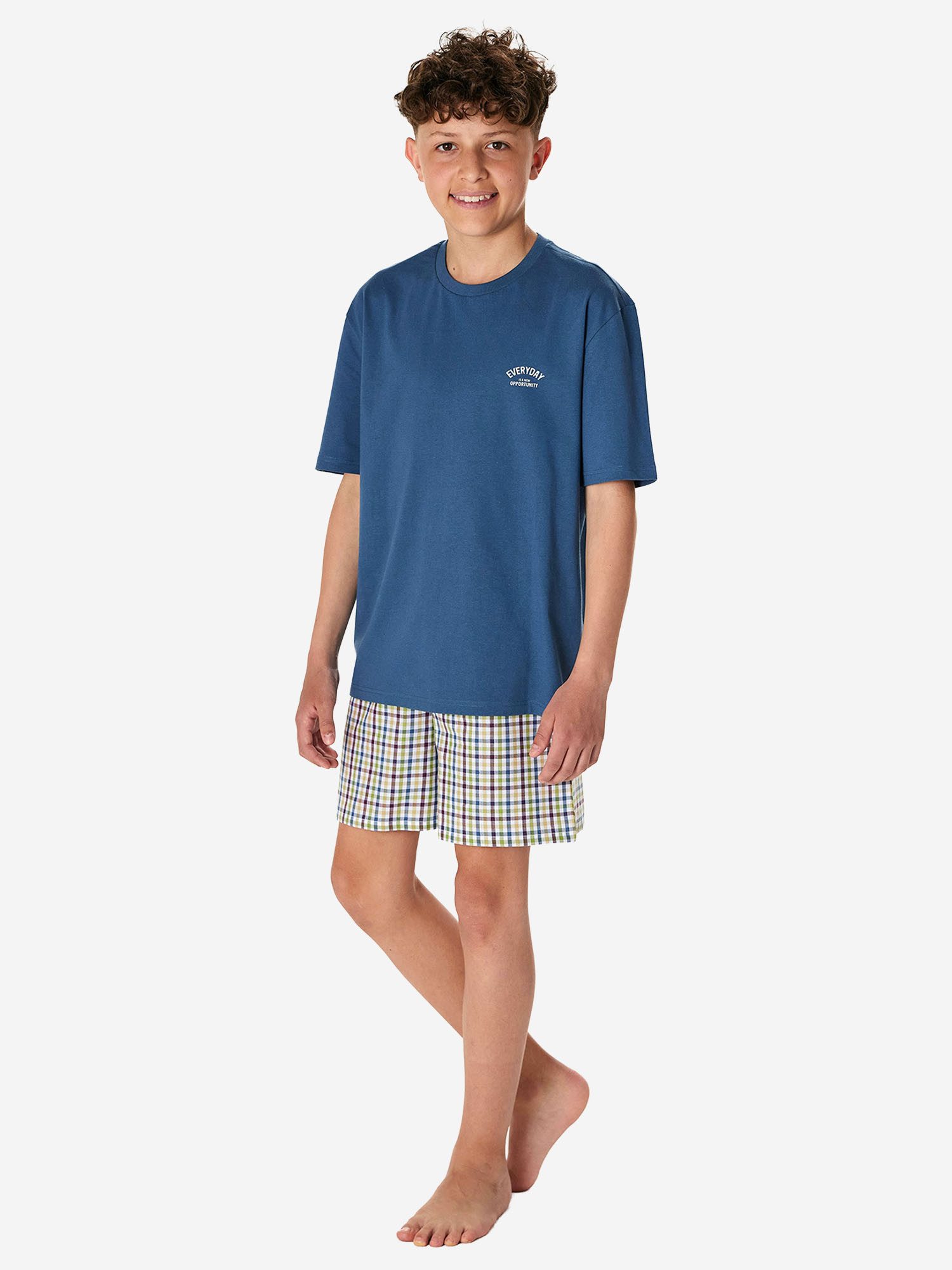 Schiesser Pyjama Nightwear (2 tlg) Schlafanzug, Pyjama Set, Nachtwäsche