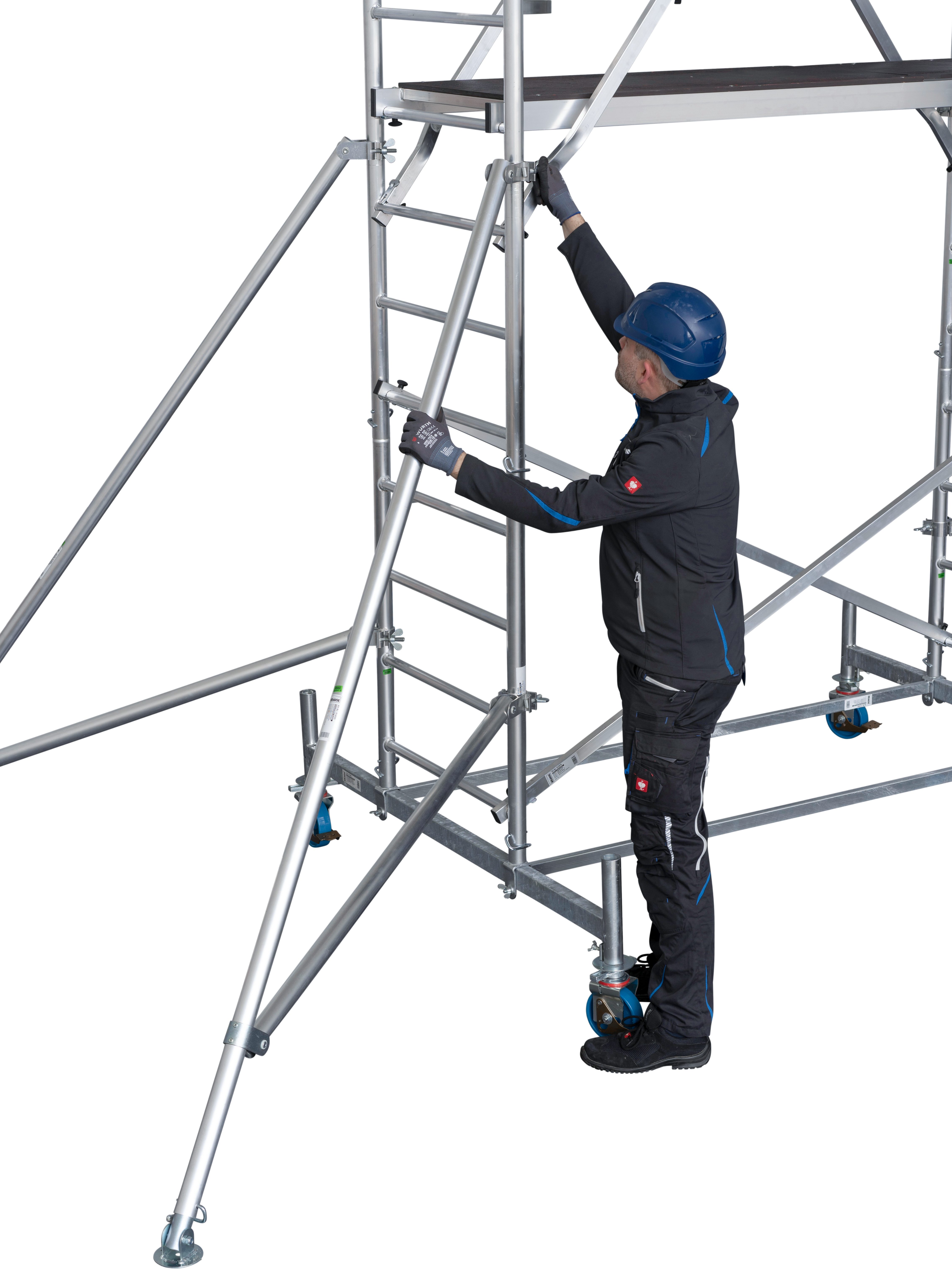 KRAUSE ProTec mobile scaffold (set), working height: 6.3 meters