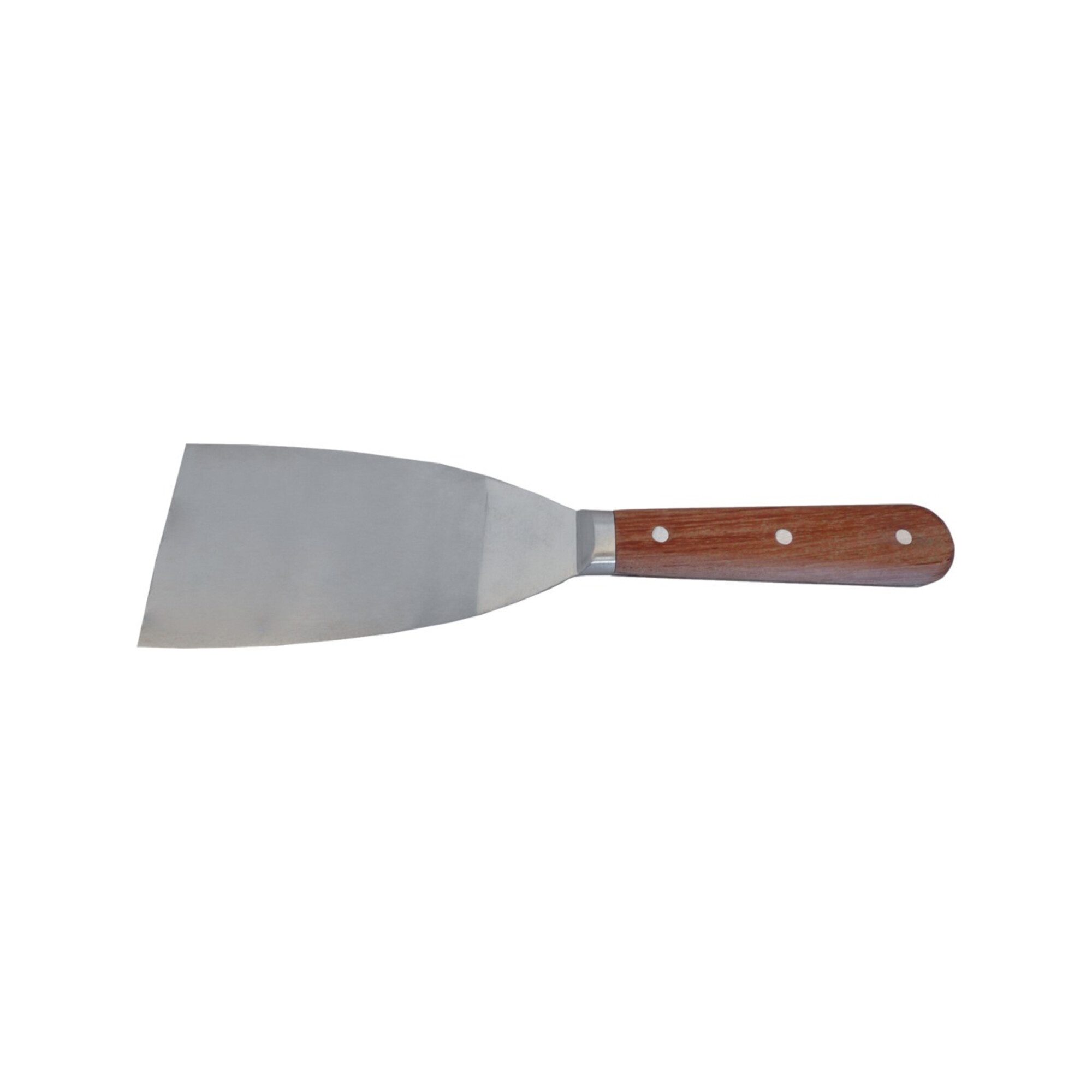 HAROMAC Flexspachtel Malerspachtel B. 63mm rostfrei durchg.Blatt, Rosenholzheft
