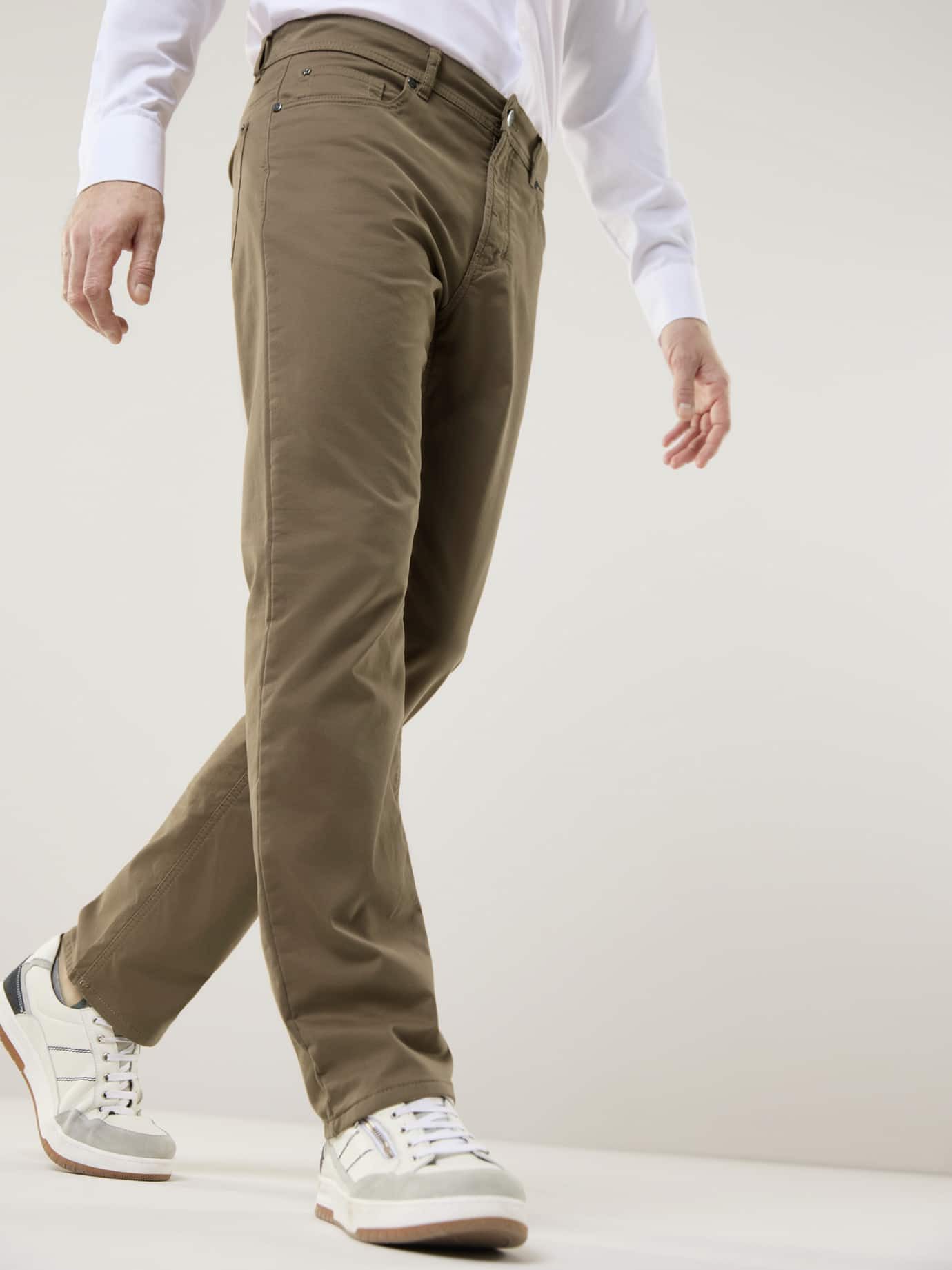 Walbusch 5-Pocket-Hose Herren Extraglatt Thermohose Five Pocket mit Flanellfutter Regular Fit Bügelfrei, elastischer Flex-Bund, warm & pflegeleicht – Winterhose