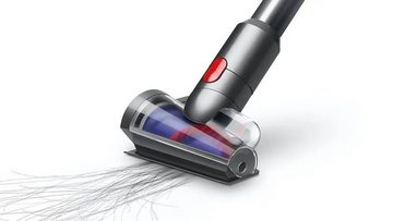 DYSON Akku-Handstaubsauger V12 Detect Slim Absolute Stielsauger kabellos Staubsauger, 545,00 W, Beutellos, 60 Min. Laufzeit, Wandhalterung mit Ladefunktion