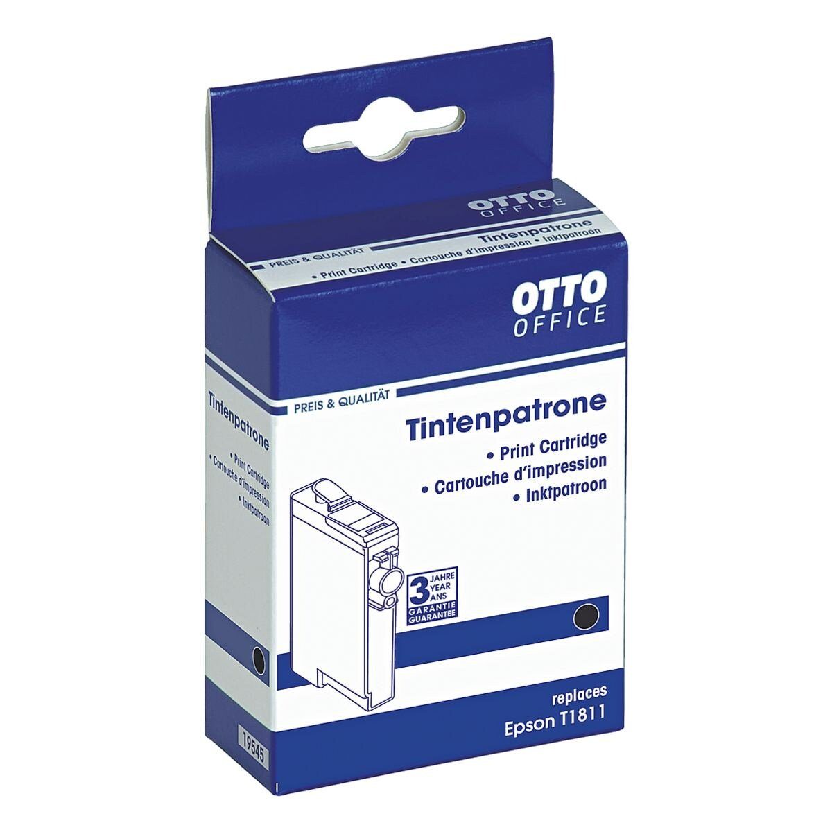 Otto Office  Office T1811XL Tintenpatrone (ersetzt Epson »T1811XL«, schwarz)