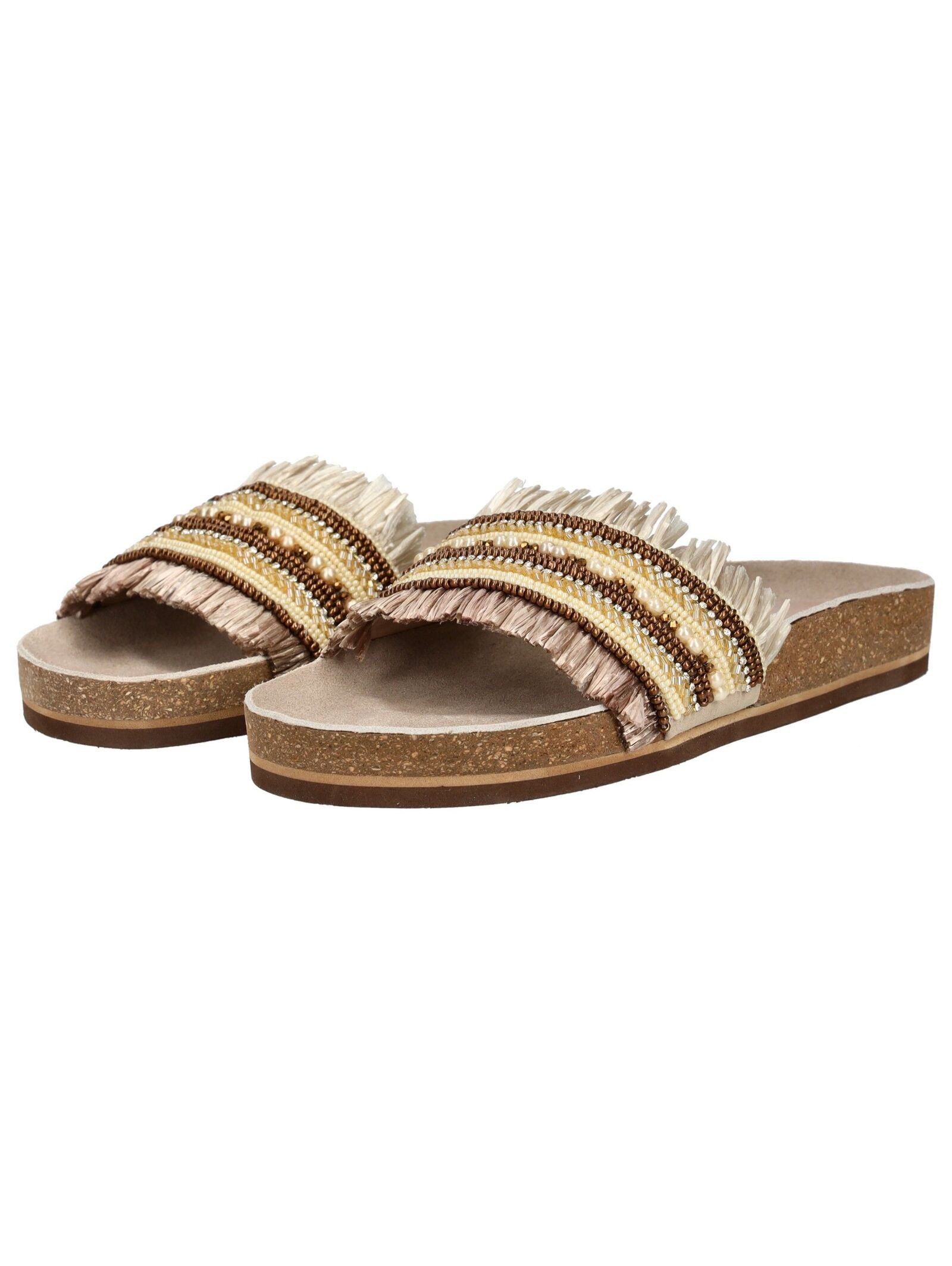 Lazamani Lazamani Pantoletten Leder Pantolette