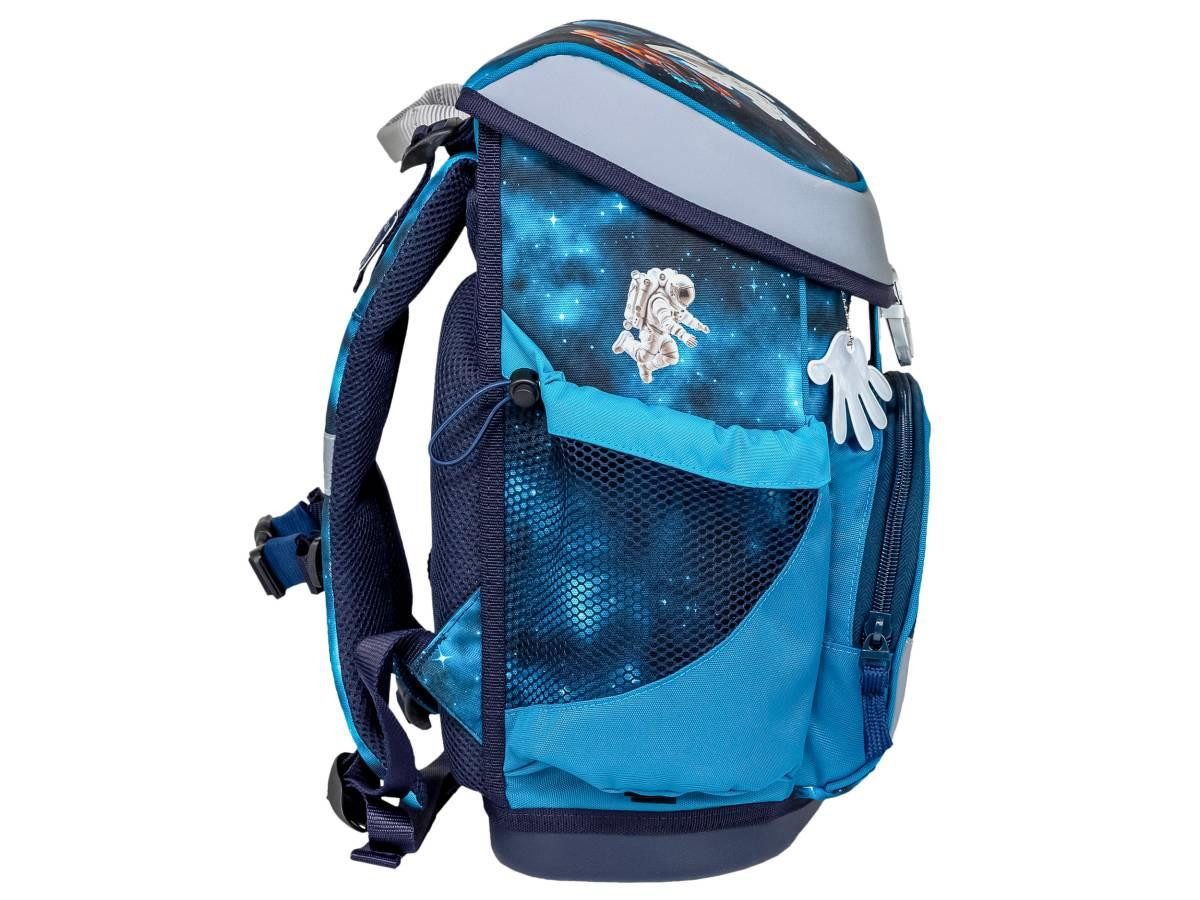 Belmil Schulranzen "Mini-Fit" 2025 für kleine Kinder 1. Klasse (Set, 4-tlg), Weltall Astronaut, Grundschule, Einschulung, für Jungen