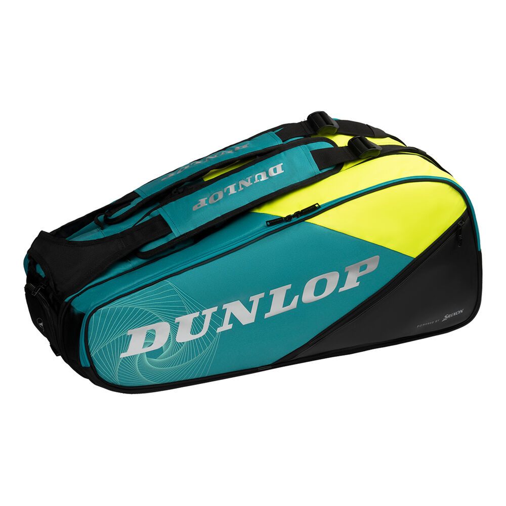Dunlop Sporttasche D TAC SX-PERFORMANCE 8RKT TEAL/BLACK/YELLOW